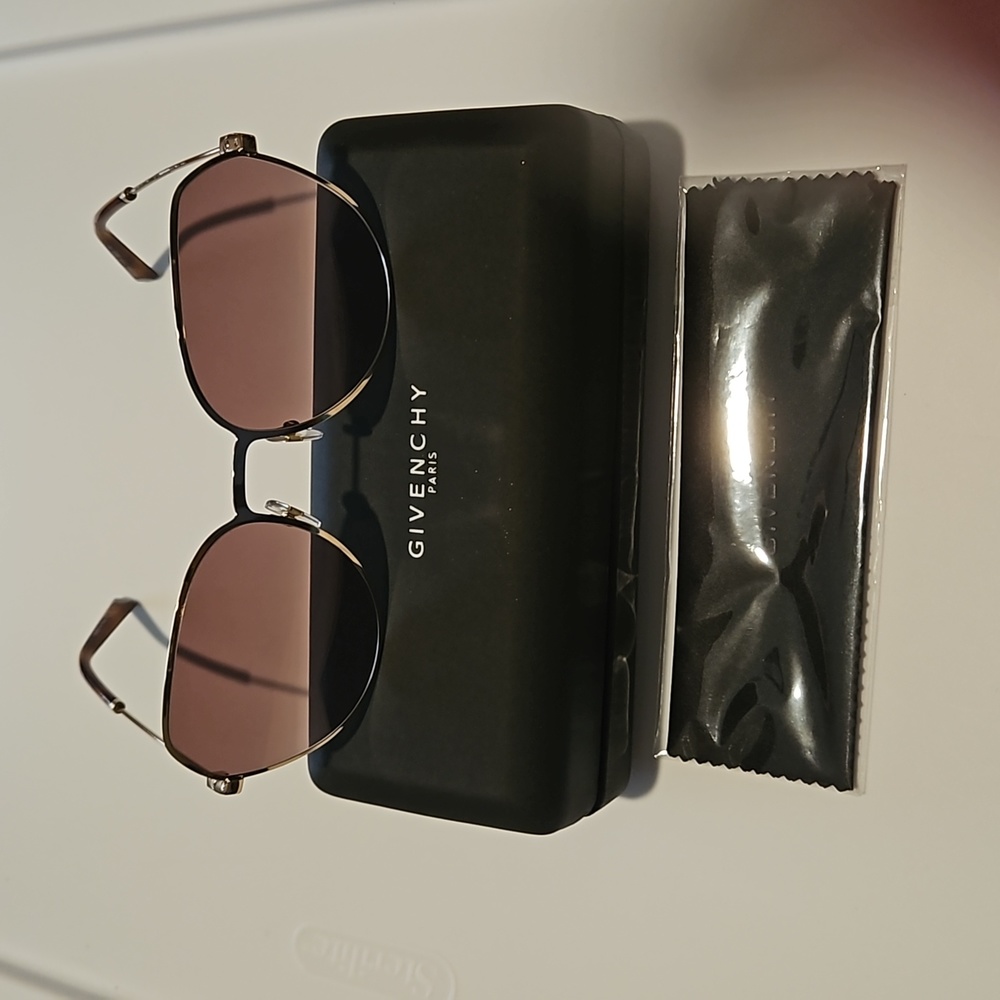 NWT Givenchy GV 7158/S Y11VT 60mm Gradient Geometric Sunglasses - Picture 4 of 10